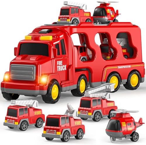 HRAČKA VEĽKÉ AUTO ODŤAHOVÉ VOZIDLÁ HASIČSKÉHO ODBORU DARČEKOVÝ SET
